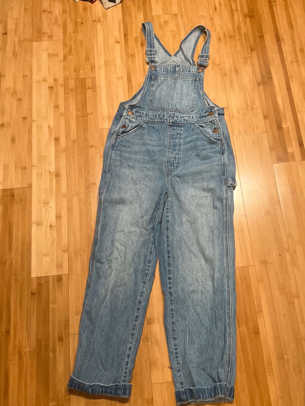 Madewell Light Blue Denim Overalls for Women